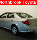 toyota corolla 2010 silver sedan le gasoline 4 cylinders front wheel drive automatic 60062