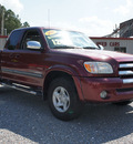 toyota tundra 2005 red pickup truck sr5 gasoline 8 cylinders rear wheel drive 5 speed automatic 27569