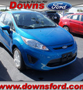 ford fiesta 2012 blue hatchback se gasoline 4 cylinders front wheel drive automatic with overdrive 08753