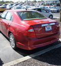 ford fusion 2012 red sedan sel gasoline 4 cylinders front wheel drive automatic with overdrive 08753