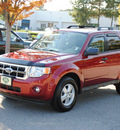 ford escape 2009 red suv xlt gasoline 4 cylinders front wheel drive automatic 27511