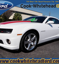 chevrolet camaro 2010 white coupe ss gasoline 8 cylinders rear wheel drive automatic 32401