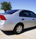 honda civic 2001 silver sedan lx gasoline 4 cylinders front wheel drive automatic 76018
