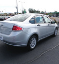 ford focus 2010 silver sedan se 4dr gasoline 4 cylinders front wheel drive automatic 56301