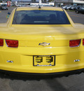 chevrolet camaro 2010 yellow coupe lt gasoline 6 cylinders rear wheel drive automatic 13502