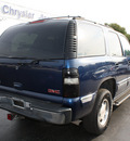 gmc yukon 2001 dk  blue suv slt gasoline 8 cylinders 4 wheel drive automatic with overdrive 07730
