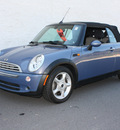 mini cooper 2005 blue gasoline 4 cylinders front wheel drive automatic 27616