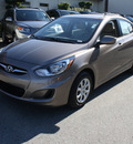 hyundai accent 2012 brown sedan gls gasoline 4 cylinders front wheel drive automatic 94010