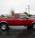 ford ranger 2010 red pickup truck xlt gasoline 6 cylinders 4 wheel drive 43228