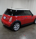 mini cooper 2003 red hatchback s gasoline 4 cylinders front wheel drive 6 speed manual 76108
