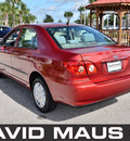 toyota corolla 2006 red sedan ce gasoline 4 cylinders front wheel drive automatic 32771