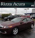 acura tsx 2011 basque red sedan tech gasoline 4 cylinders front wheel drive automatic with overdrive 60462