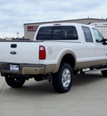 ford f 350 super duty 2012 white king ranch biodiesel 8 cylinders 4 wheel drive automatic 62708