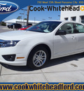 ford fusion 2012 white sedan s gasoline 4 cylinders front wheel drive automatic 32401