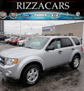 ford escape 2012 silver suv xlt awd flex fuel 6 cylinders all whee drive automatic with overdrive 60546