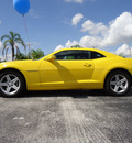 chevrolet camaro 2011 yellow coupe lt gasoline 6 cylinders rear wheel drive automatic 33177
