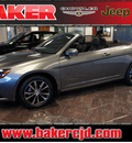 chrysler 200 convertible 2011 dk  gray s flex fuel 6 cylinders front wheel drive automatic with overdrive 08844