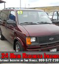 chevrolet astro 1993 red gasoline v6 all whee drive automatic 99212