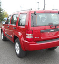 jeep liberty 2010 red suv sport gasoline 6 cylinders 4 wheel drive automatic 99212