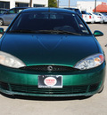 mercury cougar 2002 green coupe gasoline 6 cylinders front wheel drive automatic 75228