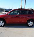 toyota rav4 2009 red suv gasoline 4 cylinders 2 wheel drive automatic 75228