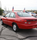 mercury tracer 1997 red sedan ls gasoline 4 cylinders front wheel drive automatic 80229