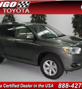 toyota highlander 2008 green suv gasoline 6 cylinders front wheel drive automatic 91731
