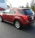 chevrolet equinox 2010 red suv ltz awd gasoline 4 cylinders all whee drive automatic 55448