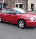 subaru impreza 2005 red sedan 2 5 rs gasoline 4 cylinders all whee drive automatic 06019