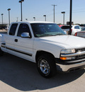 chevrolet silverado 1500 1999 white pickup truck ls gasoline v8 rear wheel drive automatic 76087