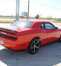 dodge challenger 2009 red coupe srt8 gasoline 8 cylinders rear wheel drive automatic 76087