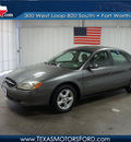 ford taurus 2002 dk  gray sedan se gasoline 6 cylinders front wheel drive automatic with overdrive 76108