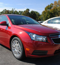 chevrolet cruze 2012 red sedan eco gasoline 4 cylinders front wheel drive 6 speed manual 27591