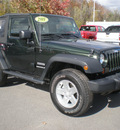 jeep wrangler 2011 green suv sport gasoline 6 cylinders 4 wheel drive automatic 13502