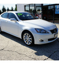 lexus is 250 2009 white sedan nav gasoline 6 cylinders all whee drive 6 speed automatic 07724