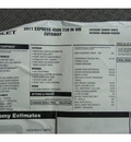 chevrolet express cutaway 2011 summit wht 4500 14  box flex fuel 8 cylinders rear wheel drive not specified 07507