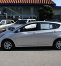 hyundai accent 2012 silver hatchback gs gasoline 4 cylinders front wheel drive 6 speed manual 94010