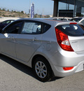 hyundai accent 2012 silver hatchback gs gasoline 4 cylinders front wheel drive 6 speed manual 94010