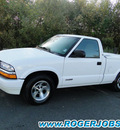 chevrolet s 10 2001 white pickup truck ls flex fuel 4 cylinders rear wheel drive 5 speed manual 98226
