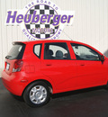 chevrolet aveo 2004 red hatchback gasoline 4 cylinders front wheel drive automatic 80905