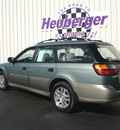 subaru outback 2003 timberline green wagon gasoline 4 cylinders sohc all whee drive 5 speed manual 80905