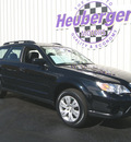 subaru outback 2009 obsidian black wagon 2 5i gasoline 4 cylinders all whee drive automatic 80905