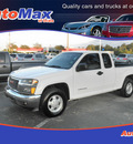 gmc canyon 2005 white pickup truck gasoline 4 cylinders rear wheel drive 5 speed manual 34474