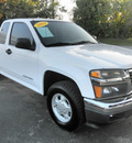 gmc canyon 2005 white pickup truck gasoline 4 cylinders rear wheel drive 5 speed manual 34474