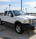 ford f 250 super duty 2007 white king ranch diesel 8 cylinders 4 wheel drive automatic 76087