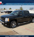 chevrolet silverado 1500 2008 black lt1 gasoline 8 cylinders 2 wheel drive automatic 76108