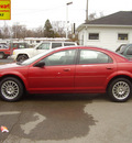 chrysler sebring 2004 red sedan lx gasoline 4 cylinders front wheel drive automatic 43560