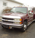 chevrolet 3500 1996 red pickup truck silverado gasoline v8 rear wheel drive automatic 43560