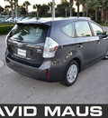 toyota prius 2012 gray wagon five hybrid 4 cylinders front wheel drive automatic 32771