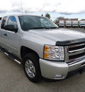 chevrolet silverado 1500 2011 silver pickup truck lt flex fuel 8 cylinders 2 wheel drive automatic 60007